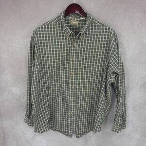 Natural Issue Shirt Mens XXL Wrinkle‎ Free Check Button Up Long Sleeve